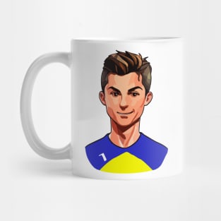 Celebrate soccer legend Cristiano Ronaldo with this adorable illustration Mug